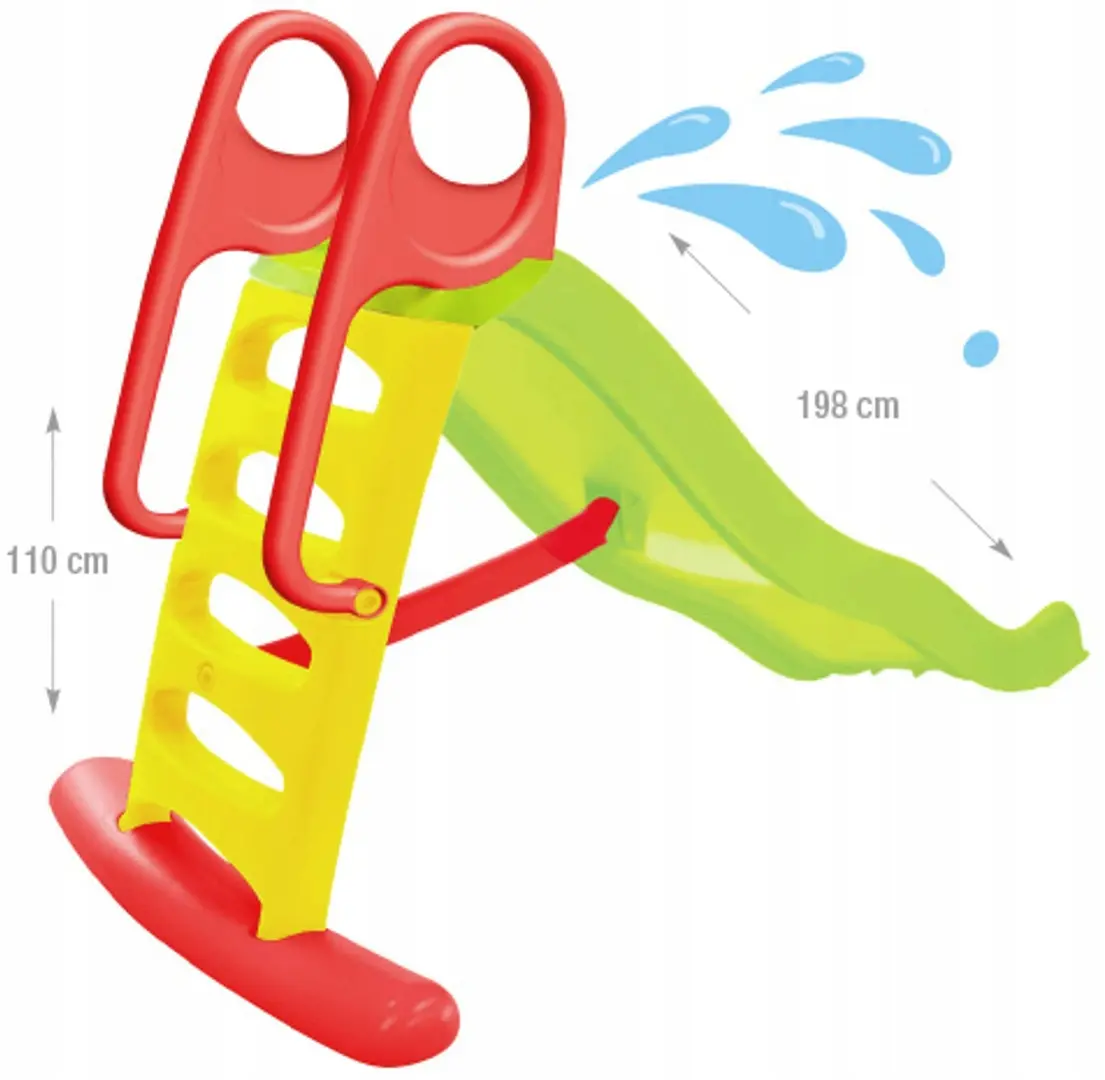 Детская горка Mochtoys XXL 12601 (Green/Red/Yellow) - 3