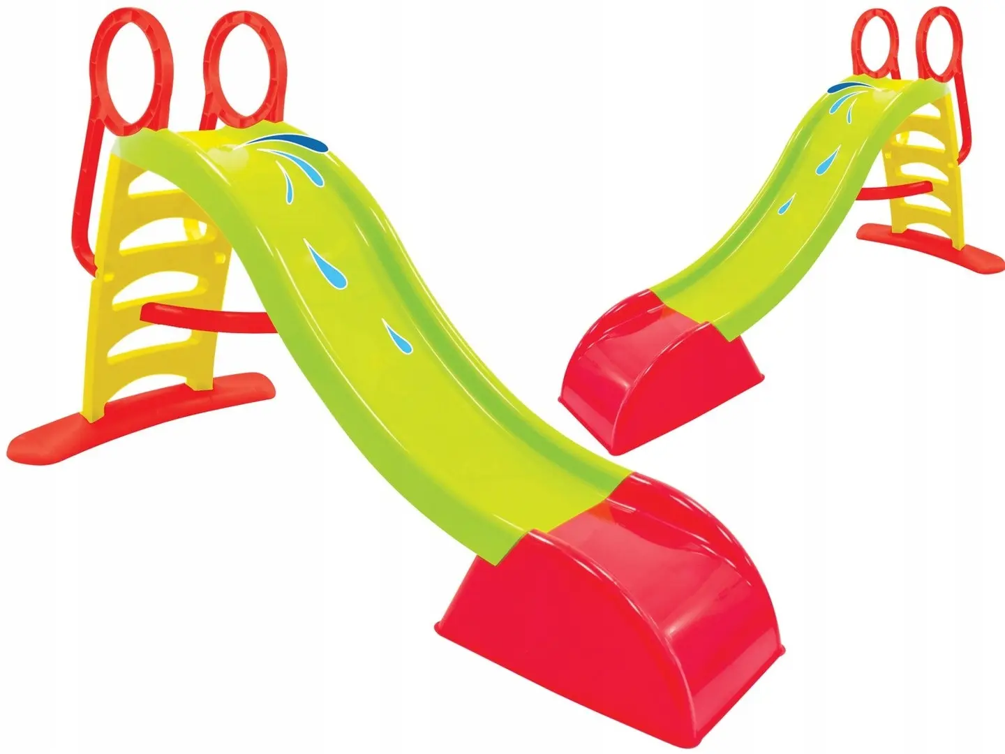 Детская горка Mochtoys XXL 12603 (Green/Red/Yellow)