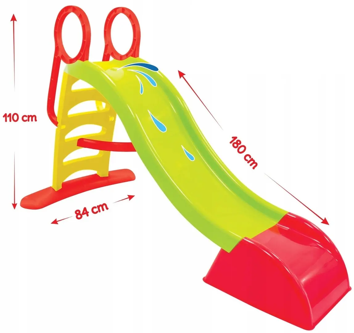 Детская горка Mochtoys XXL 12603 (Green/Red/Yellow)