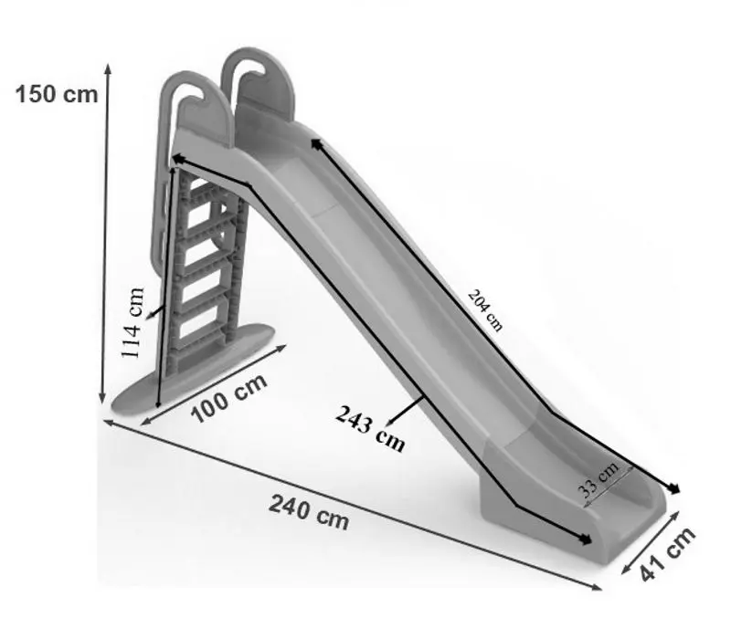Tobogan pentru copii MyKids 014550/09 (Pink/Purple)