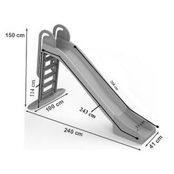 Детская горка MyKids 014550/17 (Grey/White) Thumb