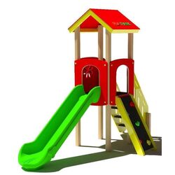 Tobogan pentru copii PlayPark Bambino-01 (Red/Green)