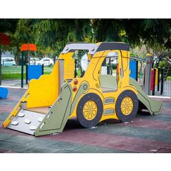 Детская горка PlayPark Excavator DS-52 (Green) Thumb