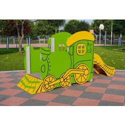 Детская горка PlayPark Trenulet DS-54 (Green) Thumb