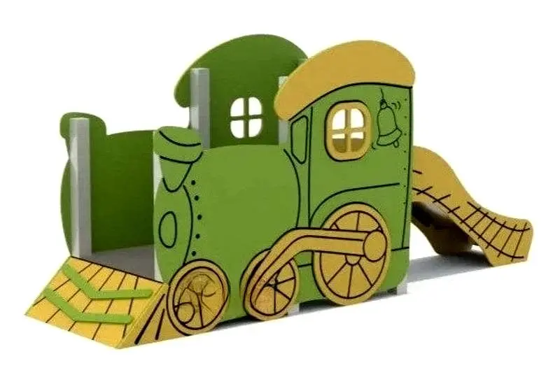 Детская горка PlayPark Trenulet DS-54 (Green)