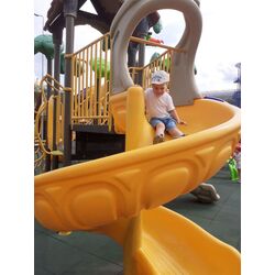 Скат горки PlayPark Spiral-2000 (Red) Thumb