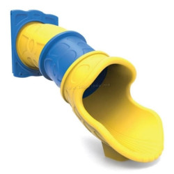 Tobogan fara scara PlayPark Tub 100 cm (Blue/Yellow)