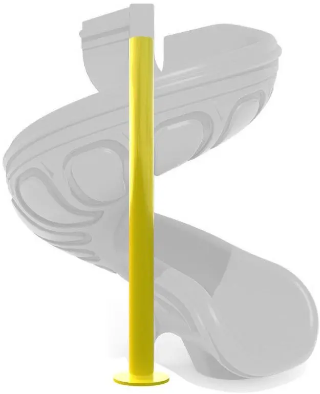 Труба для монтажа спиральной горки PlayPark 1500