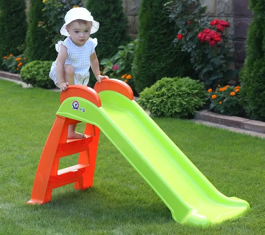 Tobogan pentru copii ТехноК 8058 (Green/Orange)