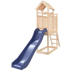 Tobogan pentru copii VidaXL 3155864 (Blue/Natural) Thumb