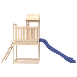 Tobogan pentru copii VidaXL 3155864 (Blue/Natural) Thumb