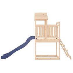 Tobogan pentru copii VidaXL 3155864 (Blue/Natural) Thumb