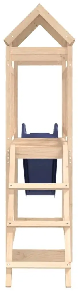 Tobogan pentru copii VidaXL 3155864 (Blue/Natural) - 6