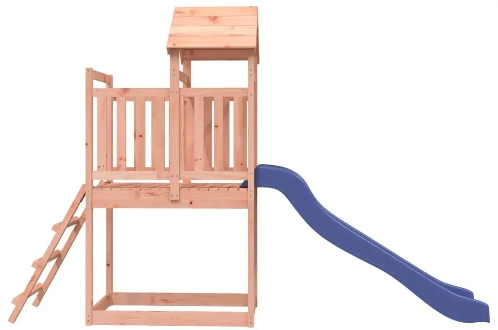 Tobogan pentru copii VidaXL 3155865 (Blue/Natural) - 4