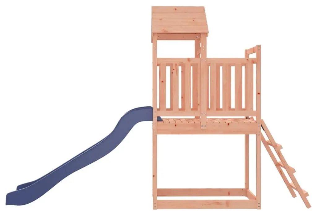 Tobogan pentru copii VidaXL 3155865 (Blue/Natural) - 5