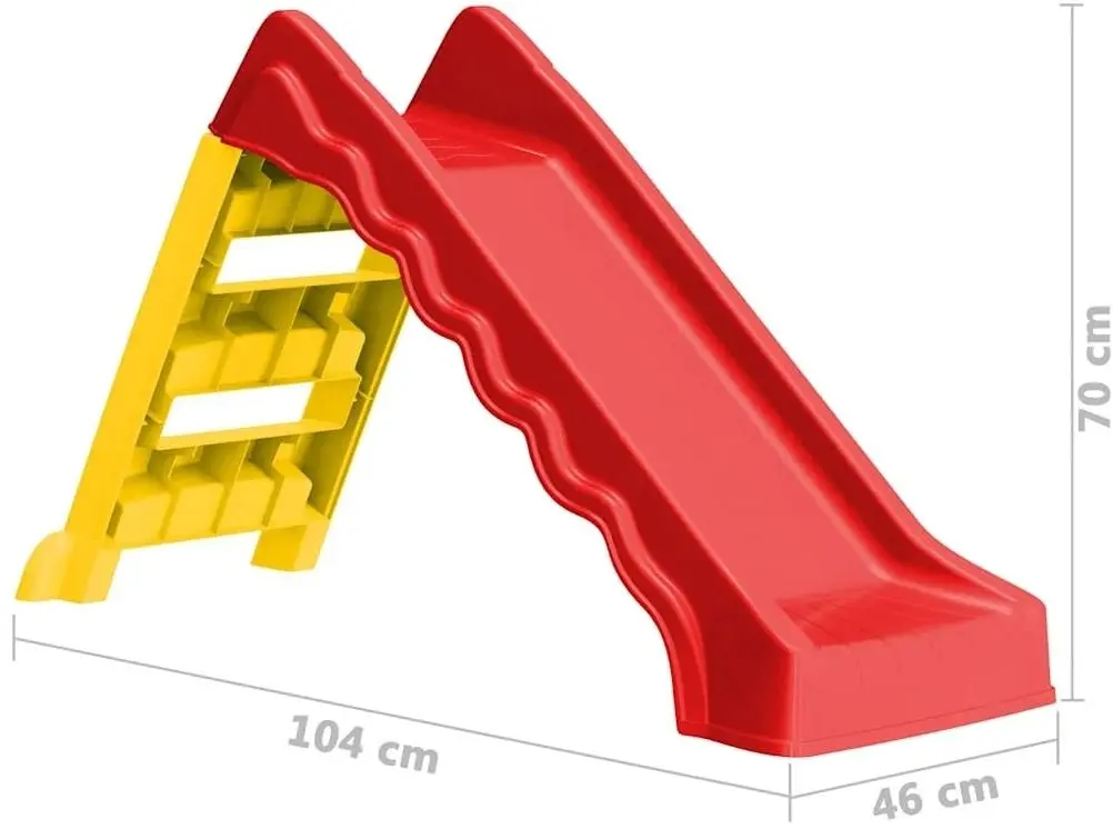 Детская горка VidaXL 92578 (Red/Yellow)
