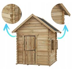 Casuta pentru joaca 4iQ Alex 000824 (Wood) Thumb