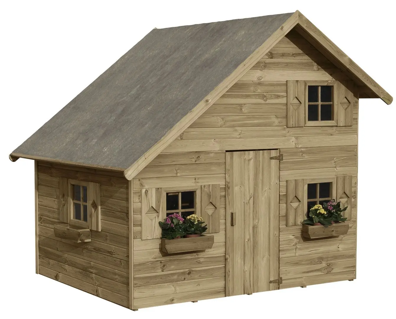 Casuta pentru joaca 4iQ Amelia Dom000066 (Wood)