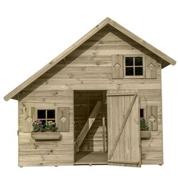 Casuta pentru joaca 4iQ Amelia Dom000066 (Wood) Thumb