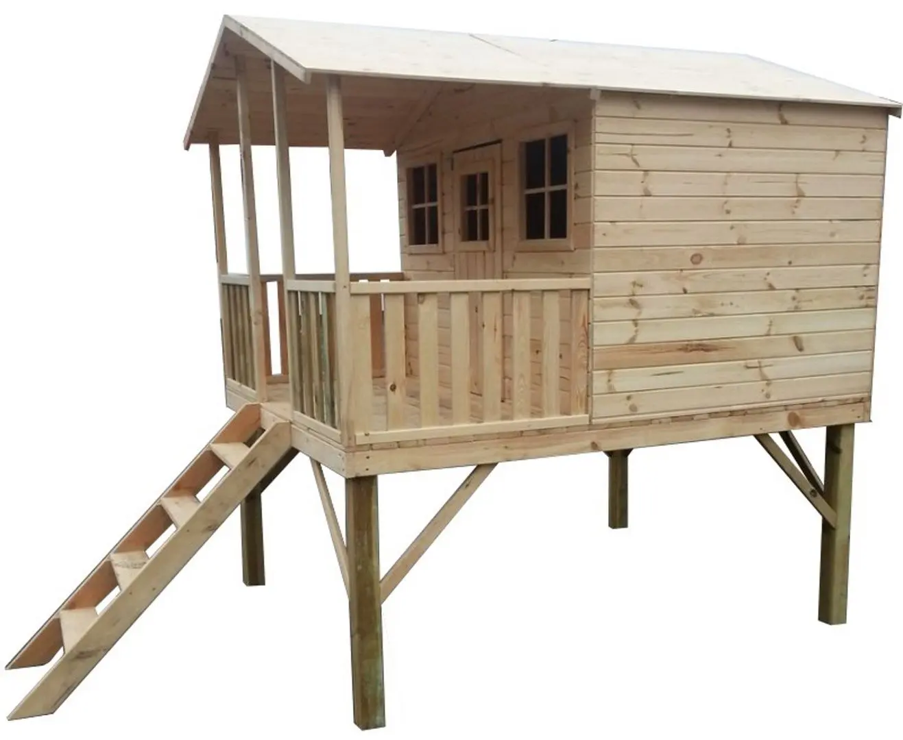 Complex de joaca 4iQ Gucio Dom000002 (Wood)