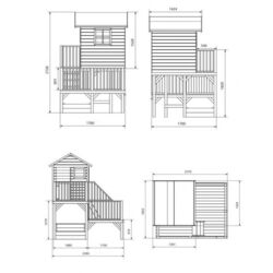 Comolex pentru joaca 4iQ Hubert Dom000087 (Wood) Thumb