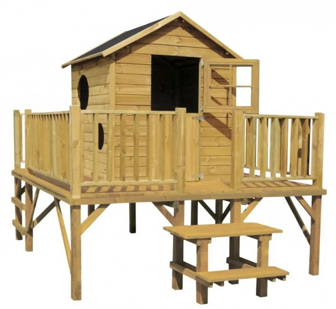 Complex de joaca 4iQ Maciej Dom000006 (Wood)