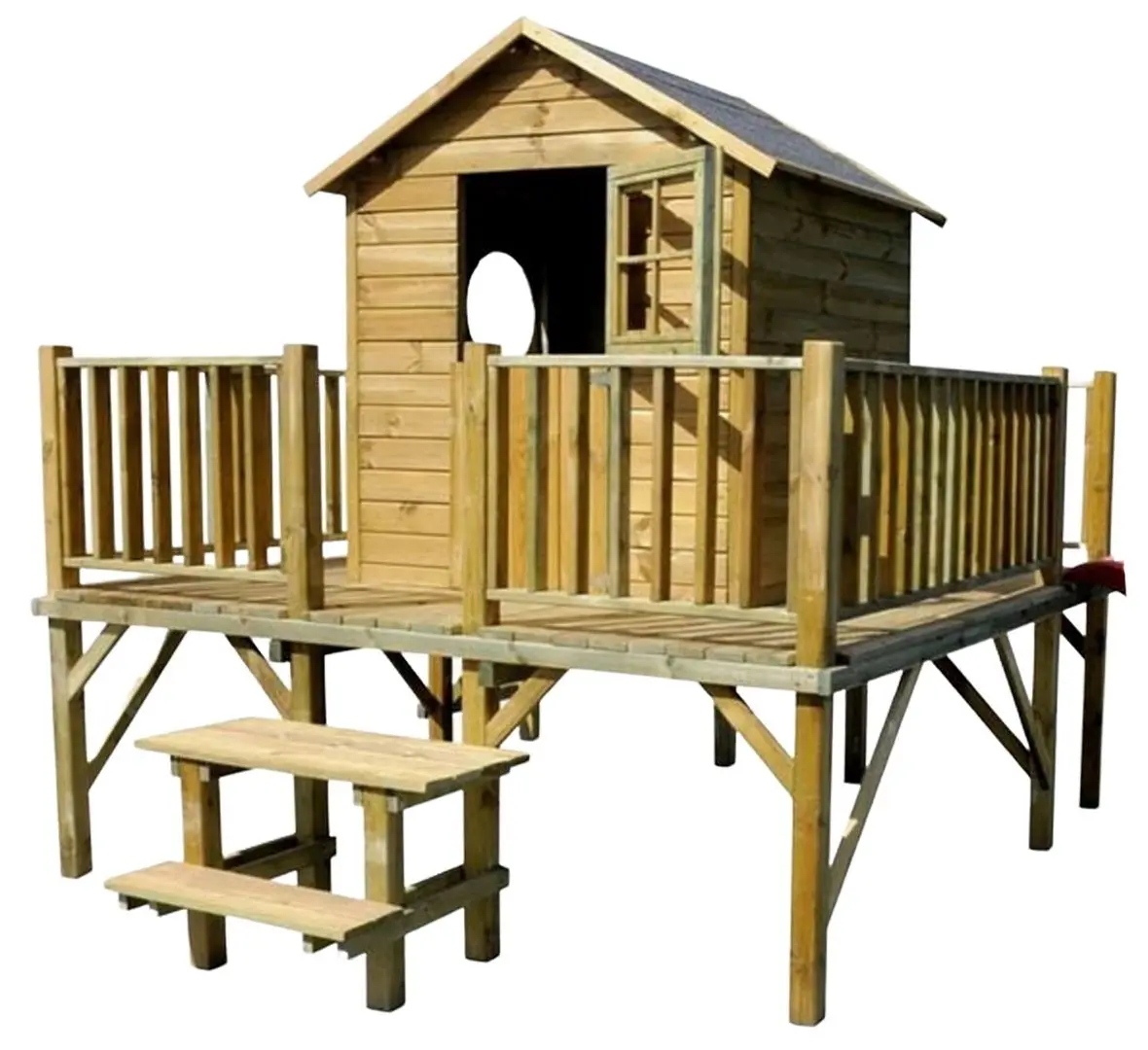 Complex de joaca 4iQ Maciej Dom000006 (Wood)