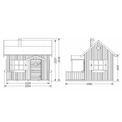Complex pentru joaca 4iQ Maja Dom000065 (Wood) Thumb
