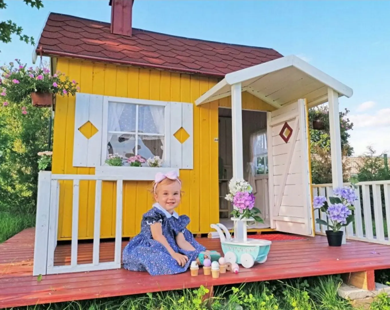 Complex pentru joaca 4iQ Maja Dom000065 (Wood)