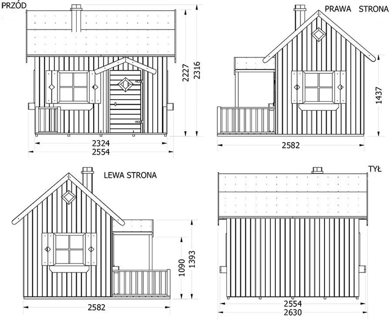 Complex pentru joaca 4iQ Maja Dom000065 (Wood)