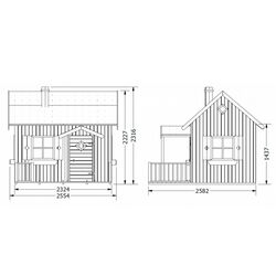 Complex pentru joaca 4iQ Maja Dom000065 (Wood) Thumb