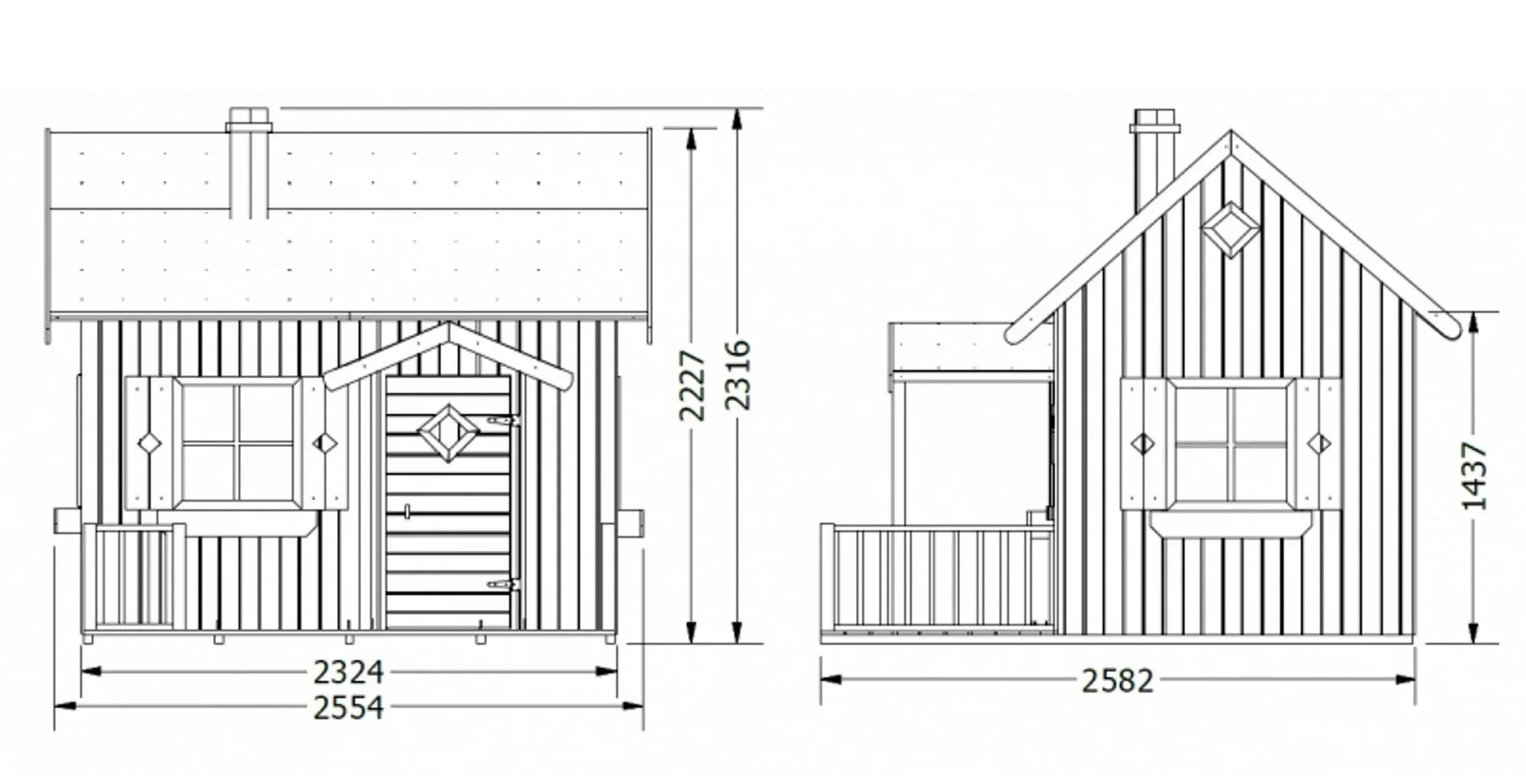 Complex pentru joaca 4iQ Maja Dom000065 (Wood)