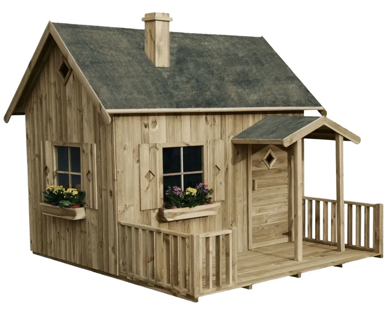 Complex pentru joaca 4iQ Maja Dom000065 (Wood)