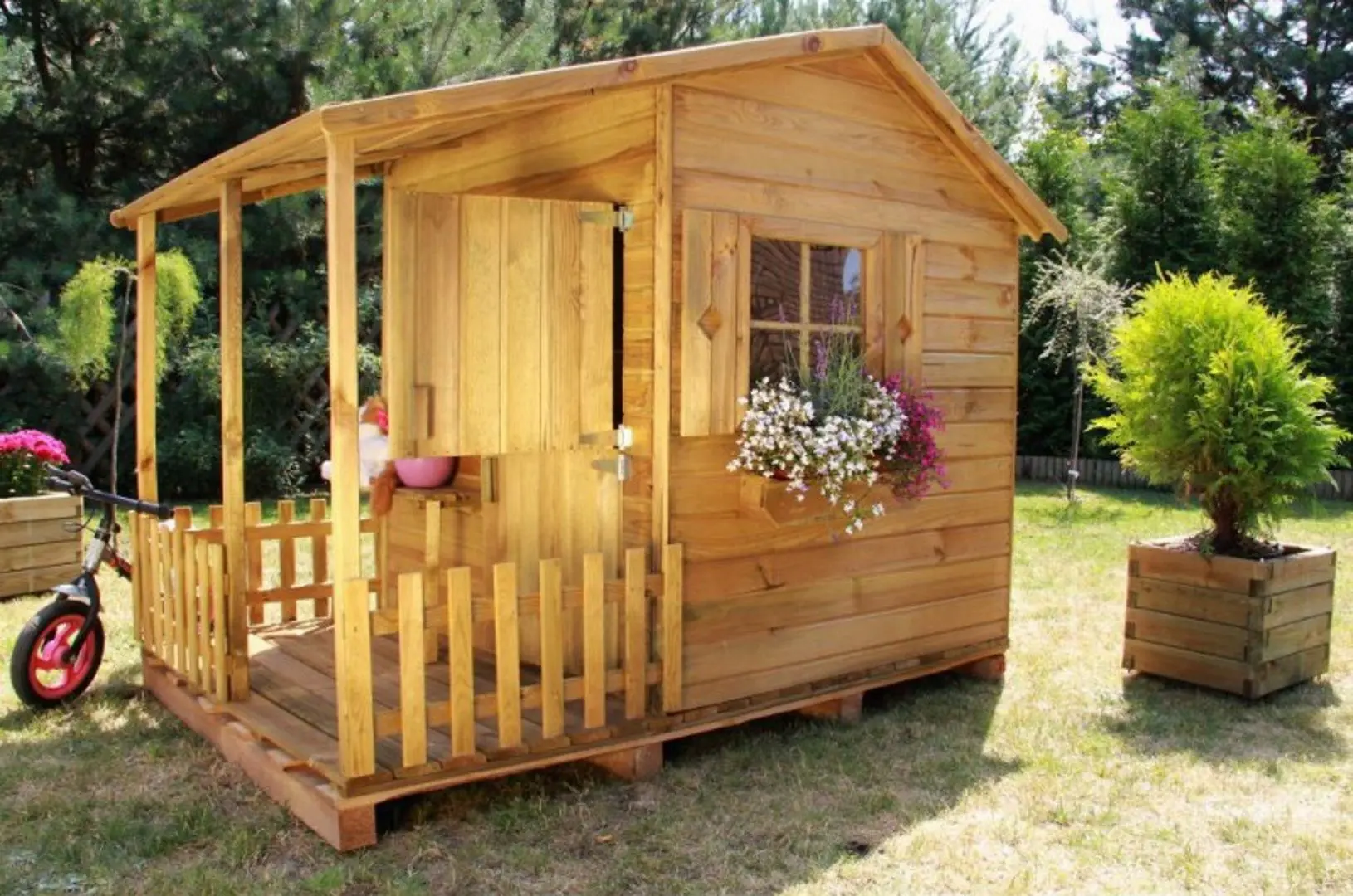 Complex pentru joaca 4iQ Malwinka Dom000007 (Wood)