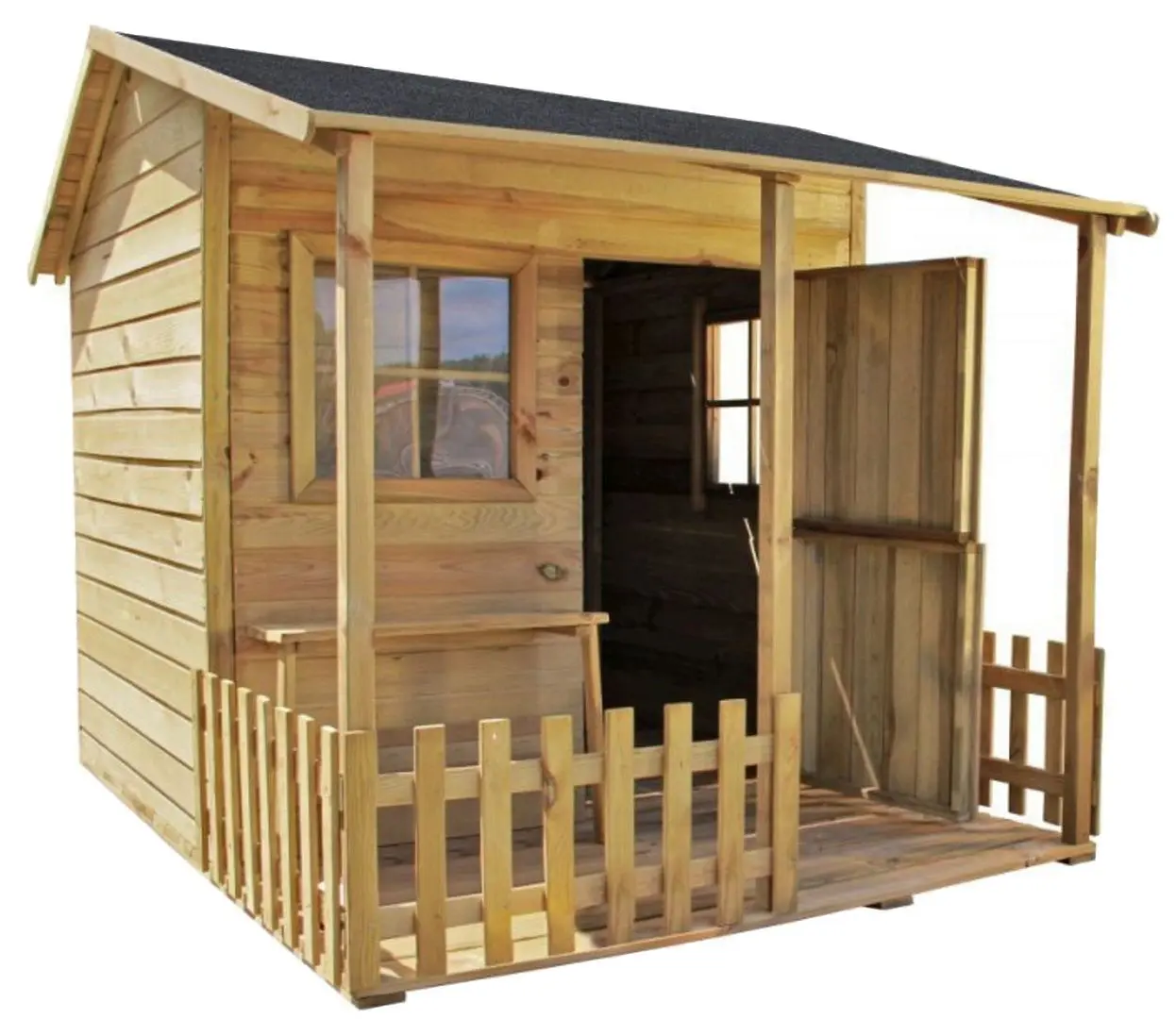 Complex pentru joaca 4iQ Malwinka Dom000007 (Wood)