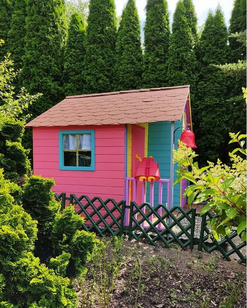 Casuta pentru joaca 4iQ Marcin Dom000008 (Wood)