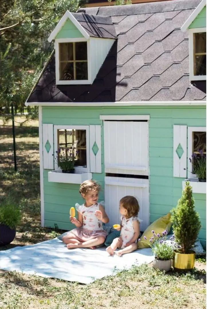 Casuta pentru joaca 4iQ Maria Dom000009 (Wood)