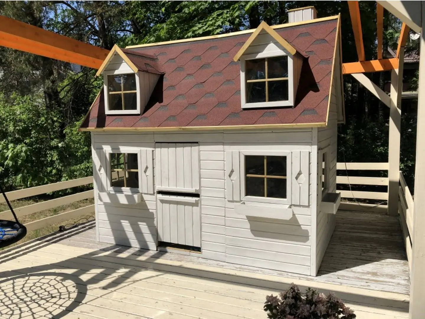 Casuta pentru joaca 4iQ Maria Dom000009 (Wood)