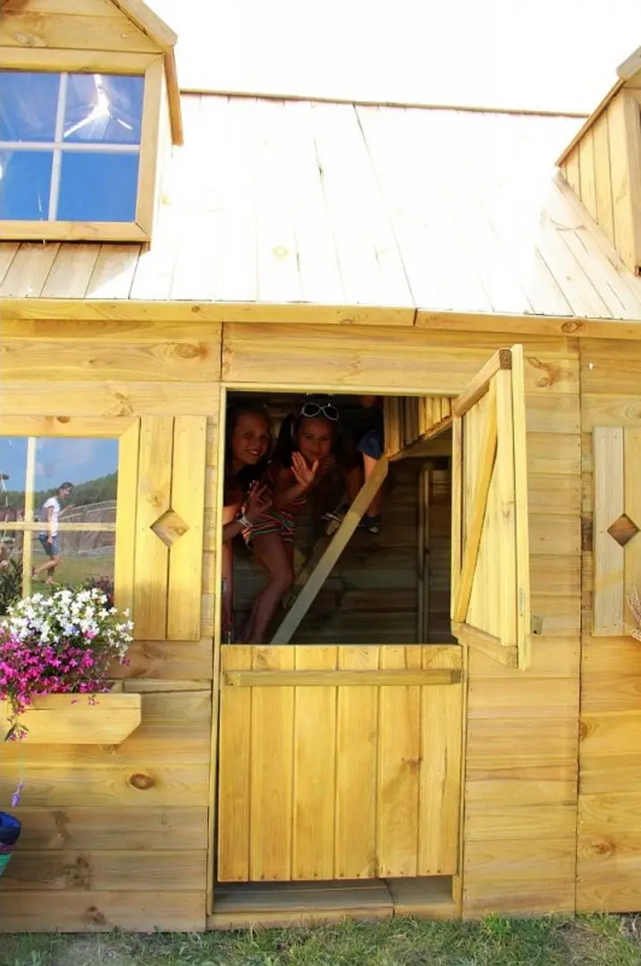 Casuta pentru joaca 4iQ Maria Dom000009 (Wood)