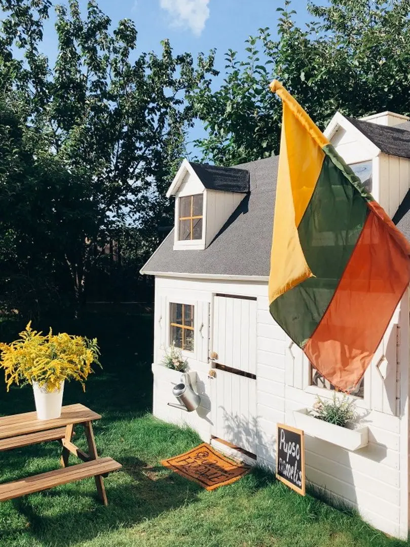 Casuta pentru joaca 4iQ Maria Dom000009 (Wood)