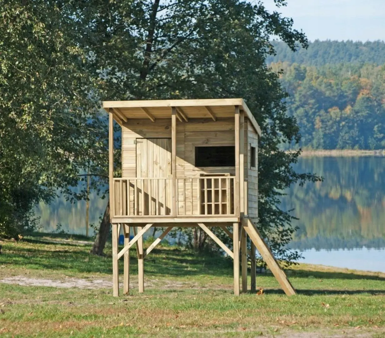 Complex pentru joaca 4iQ Robinson Dom000048 (Wood)