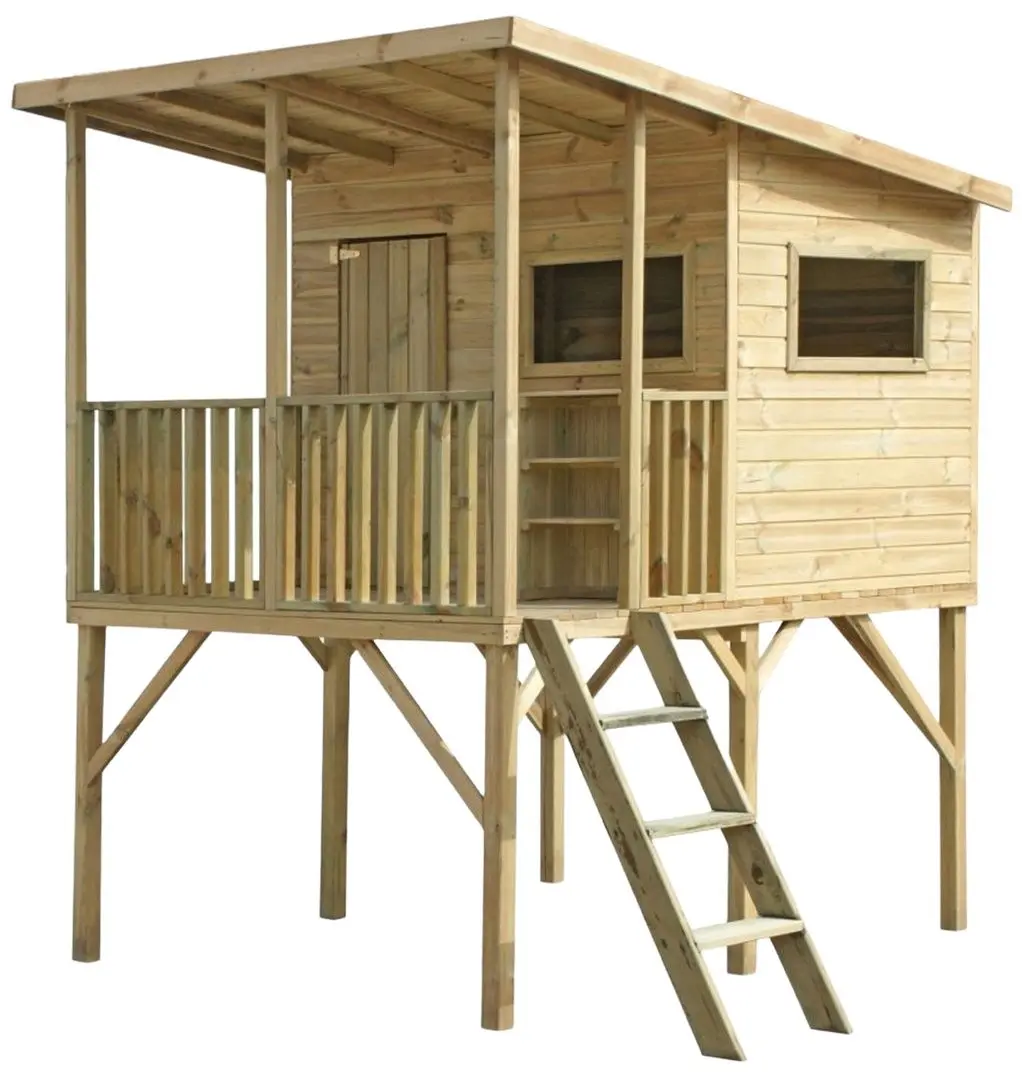 Complex pentru joaca 4iQ Robinson Dom000048 (Wood)