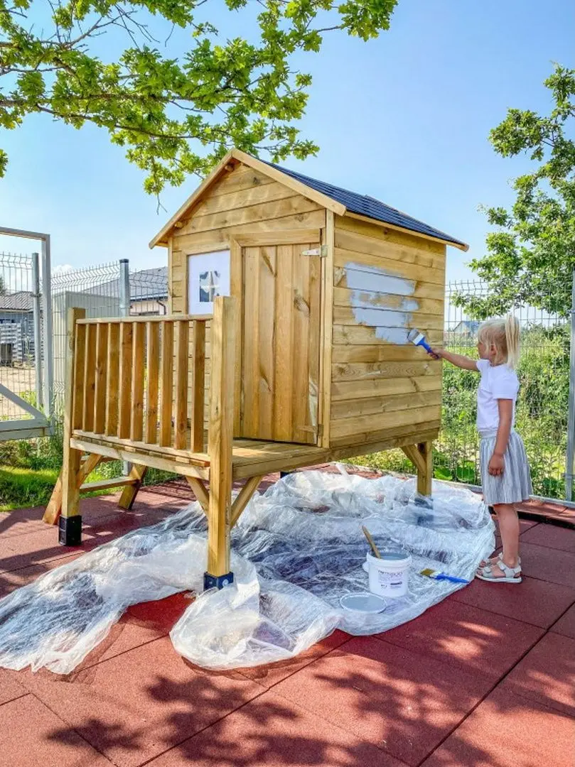 Complex de joaca 4iQ Tomek Dom000015 (Wood)