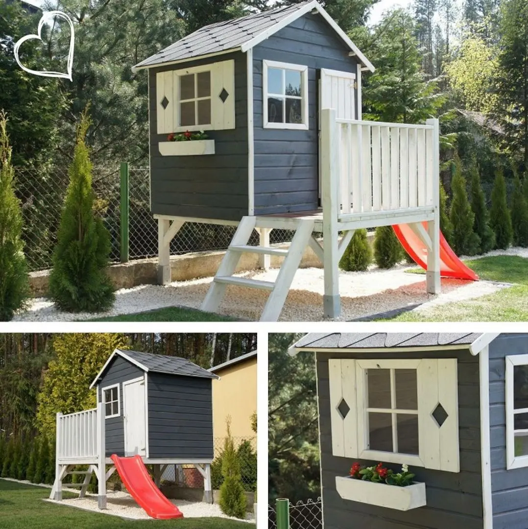 Complex de joaca 4iQ Tomek Dom000015 (Wood)