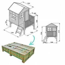 Complex de joaca 4iQ Tomek Dom000015 (Wood) Thumb