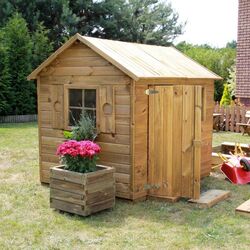 Casuta pentru joaca 4iQ Witek Dom000016 (Wood) Thumb