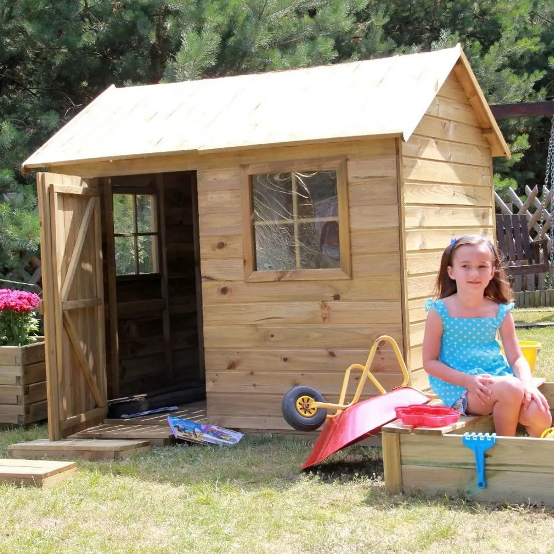 Casuta pentru joaca 4iQ Witek Dom000016 (Wood)