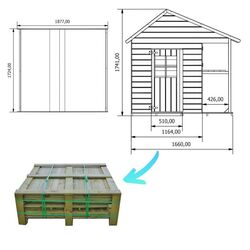 Complex pentru joaca 4iQ Zuza Dom000024 (Wood) Thumb