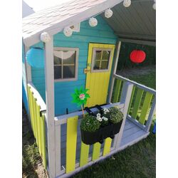 Garaj cu podea pentru casuta din lemn Blanka 4iQ Dom000092 (Wood) Thumb