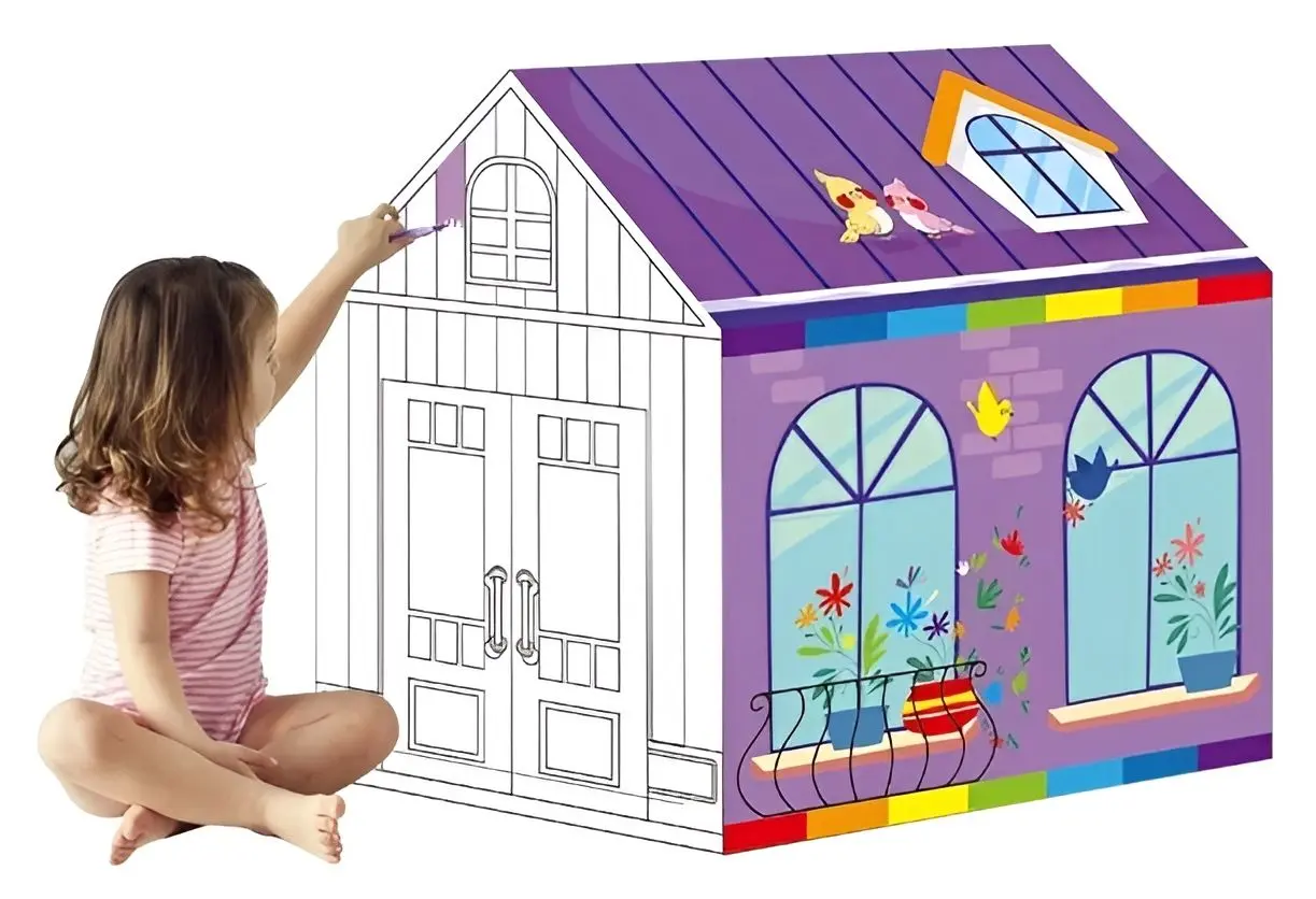 Casuta de joaca AliBibi STH597209 (Multicolor)